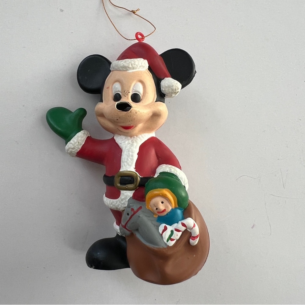 Vintage Mickey Mouse Christmas Ornament